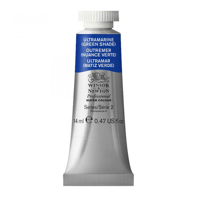 WINSOR & NEWTON Professional Watercolour - 14mL - 667 Ultramarine (Green Shade) (PB29)