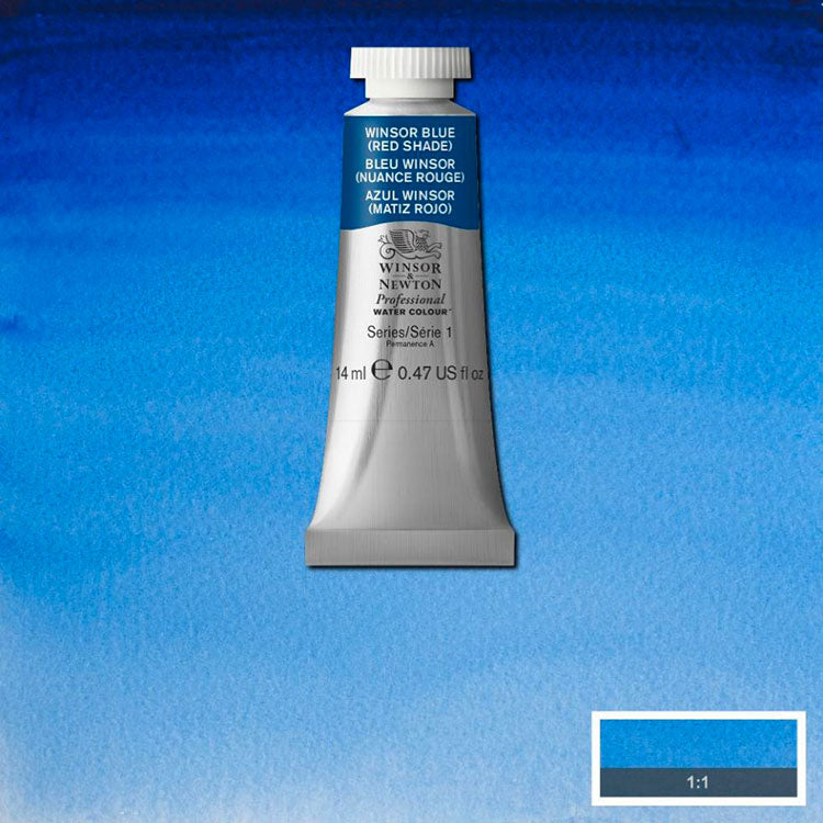 WINSOR & NEWTON Professional Watercolour - 14mL - 709 Winsor Blue (Red Shade) (Phthalo Blue RS, PB15)