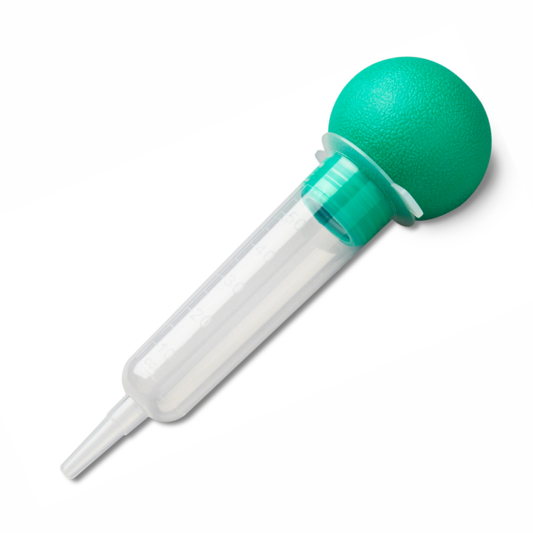 SKETCHLANDIA Green Bulb Syringe (non-sterile) - for flushing cartridge/converter fountain pens