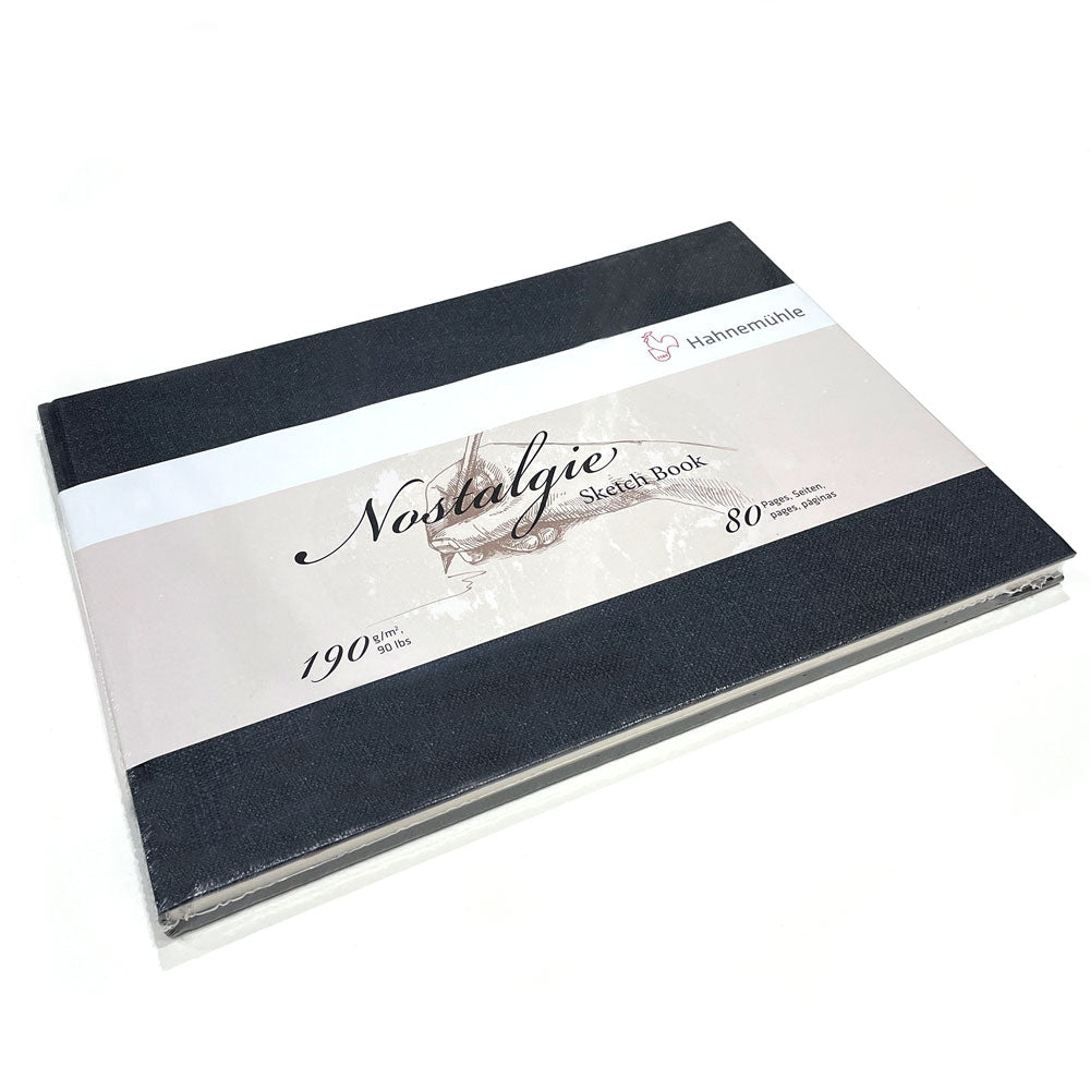 HAHNEMUEHLE Nostalgie Sketchbook - 190gsm - 80 pages - A4 Landscape