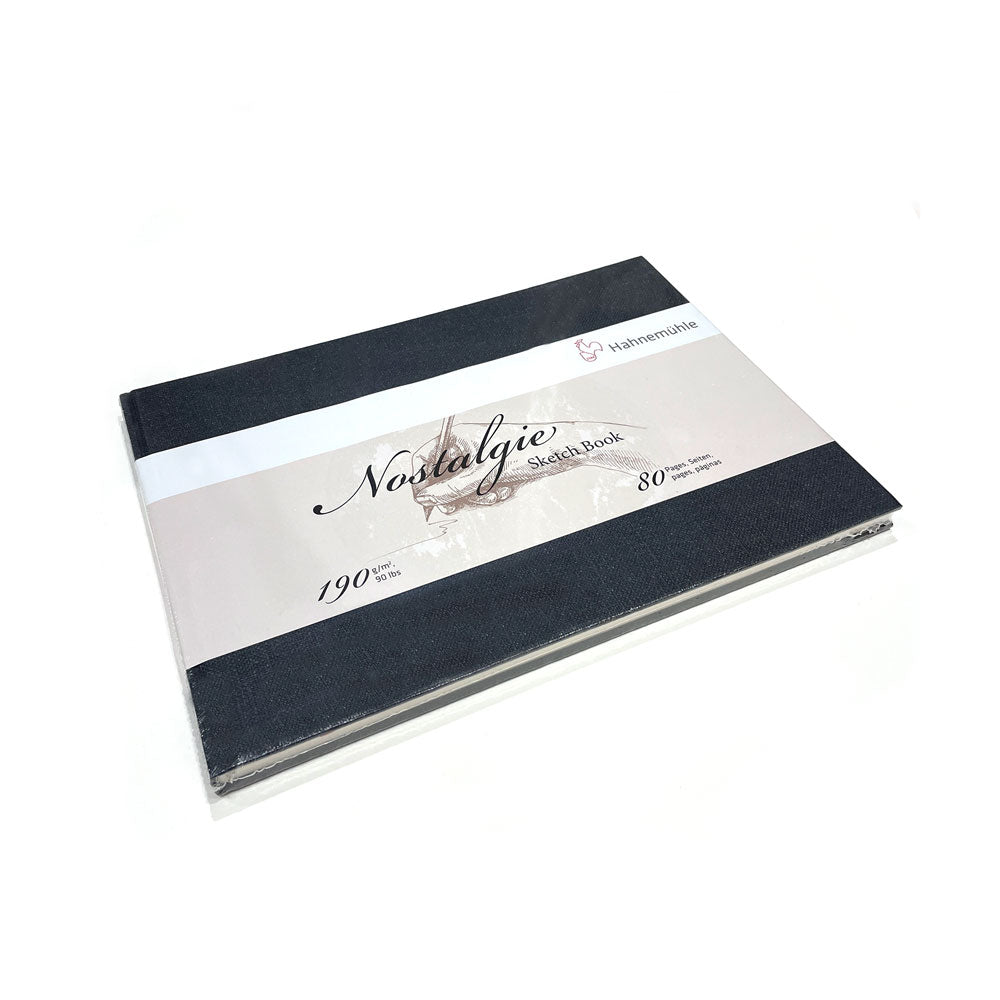 HAHNEMUEHLE Nostalgie Sketchbook - 190gsm - 80 pages - A5 Landscape