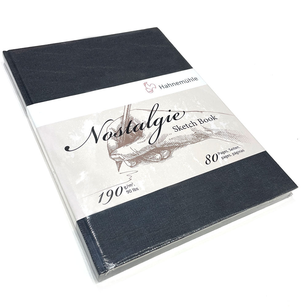 HAHNEMUEHLE Nostalgie Sketchbook - 190gsm - 80 pages - A4 Portrait