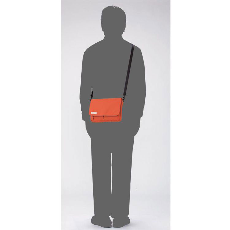 LIHIT LAB - Smart Fit Carrying Pouch A5 - Orange (includes shoulder strap)