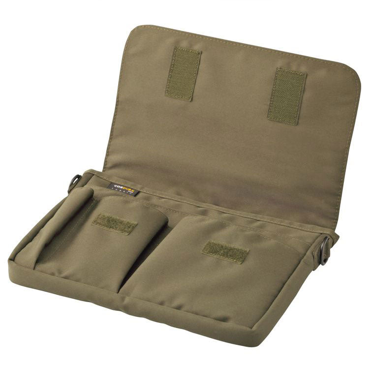 LIHIT LAB - Smart Fit Carrying Pouch A5 - Olive (includes shoulder strap)