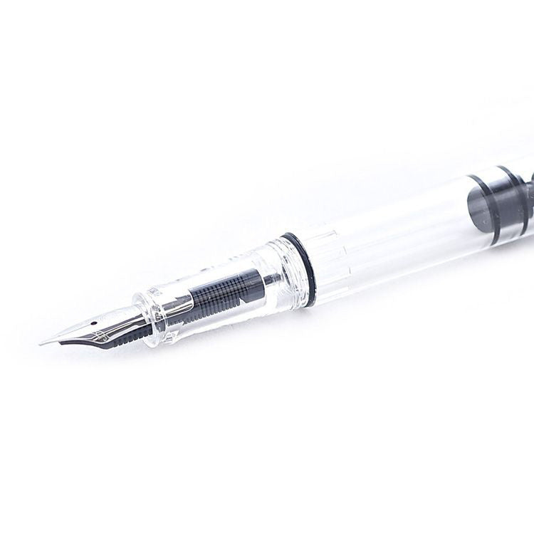TWSBI Eco Fountain Pen - Clear / White - Broad Nib