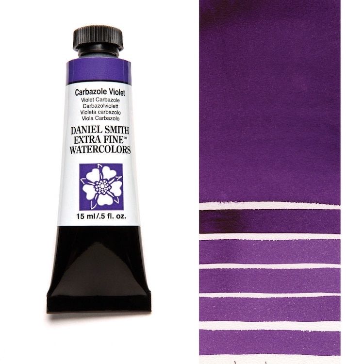 DANIEL SMITH Watercolour - 15mL - Carbazole Violet (PV23(RS))