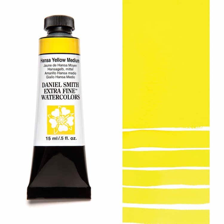 DANIEL SMITH Watercolour - 15mL - Hansa Yellow Medium (PY97)