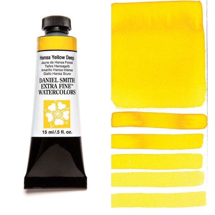 DANIEL SMITH Watercolour - 15mL - Hansa Yellow Deep (PY65)