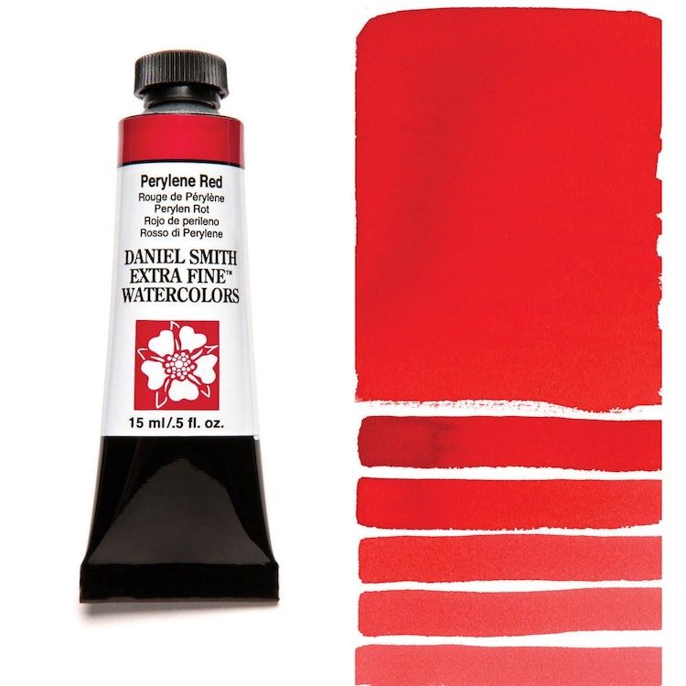 DANIEL SMITH Watercolour - 15mL - Perylene Red (PR178)