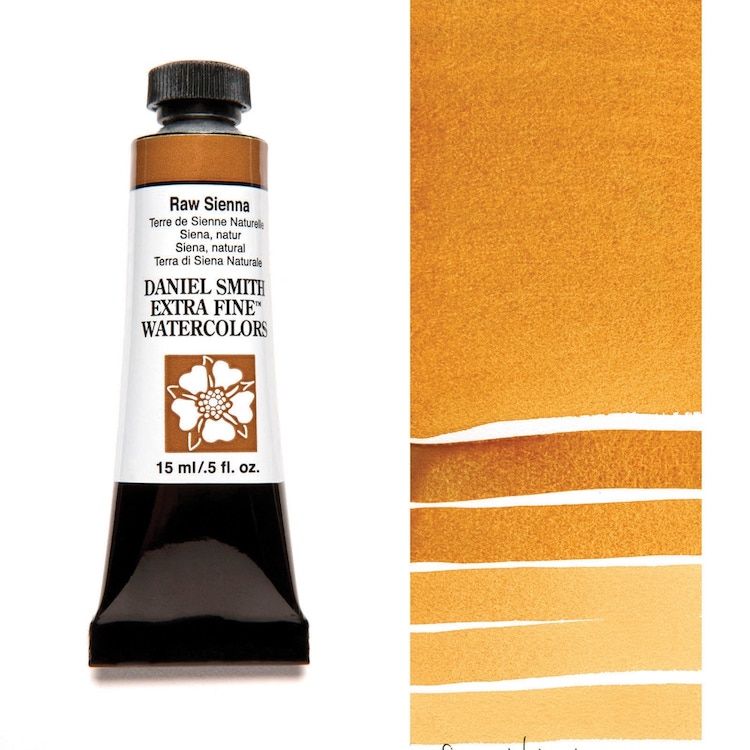 DANIEL SMITH Watercolour - 15mL - Raw Sienna (PBr7)