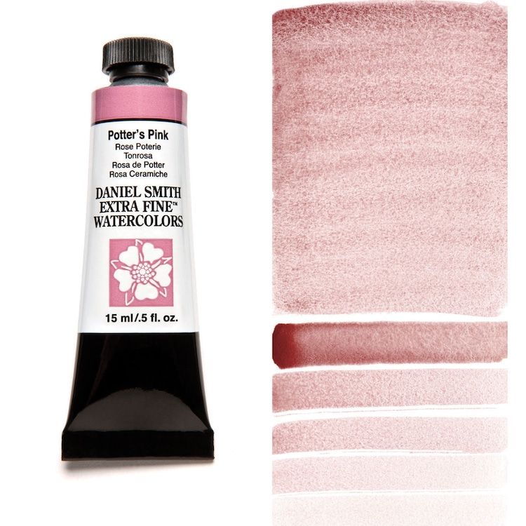 DANIEL SMITH Watercolour - 15mL - Potters Pink (PR233)