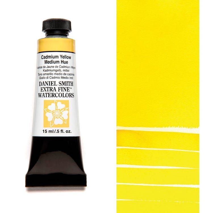 DANIEL SMITH Watercolour - 15mL - Cadmium Yellow Medium Hue (PY53,PY151,PY83)