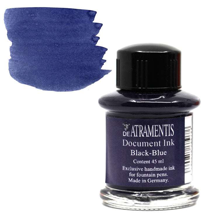 DE ATRAMENTIS Permanent Document Ink 45mL - Black Blue