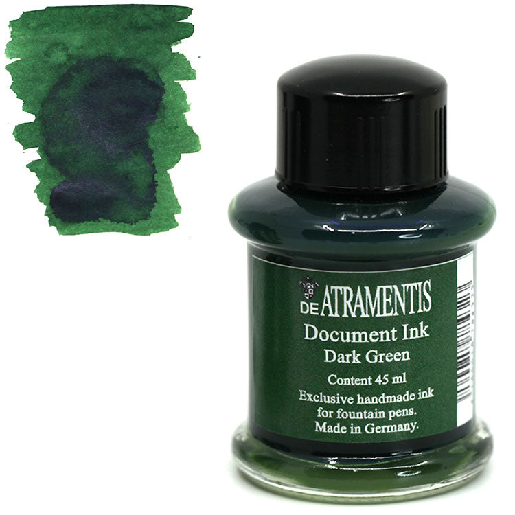 DE ATRAMENTIS Permanent Document Ink 45mL - Dark Green