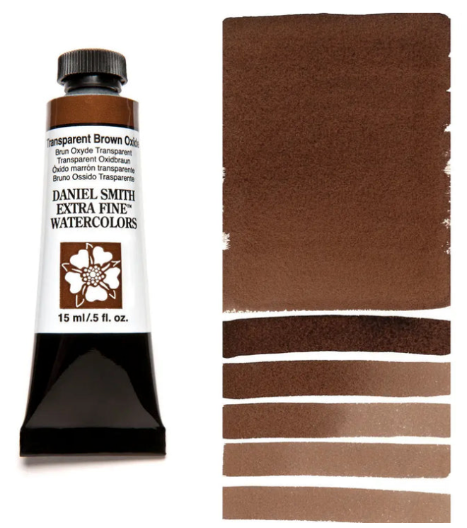 DANIEL SMITH Watercolour - 15mL - Transparent Brown Oxide (PR101)