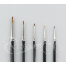 ROSEMARY & CO Brush - Anna Mason Basic Set - Synthetic Watercolour Brushes (Size 3/0, 0, 1, 3 & 5)