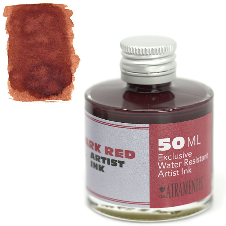 DE ATRAMENTIS Artist Ink 50mL - Dark Red