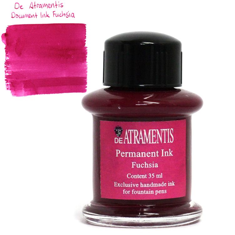 DE ATRAMENTIS Permanent Document Ink 45mL - Fuchsia (Magenta)