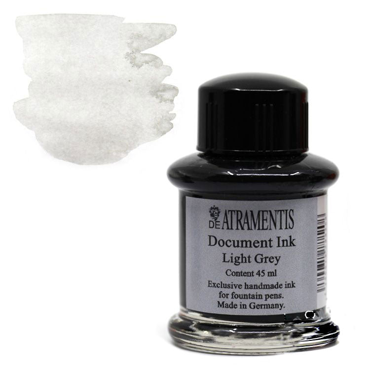 DE ATRAMENTIS Permanent Document Ink 45mL - Light Grey