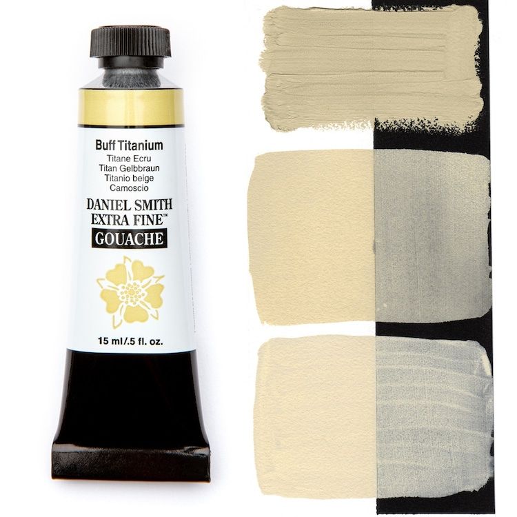 DANIEL SMITH Gouache - 15mL - Buff Titanium (PW6:1)