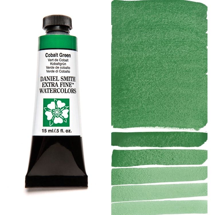 DANIEL SMITH Watercolour - 15mL - Cobalt Green (PG50)