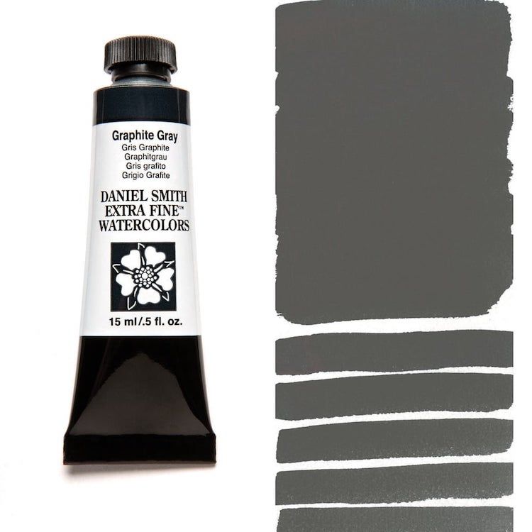 DANIEL SMITH Watercolour - 15mL - Graphite Grey (PBk10)