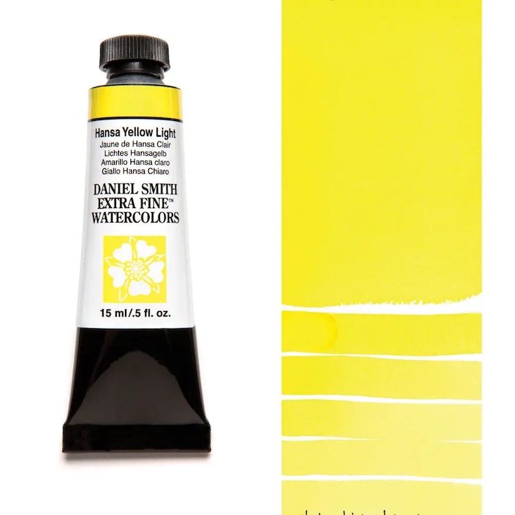 DANIEL SMITH Watercolour - 15mL - Hansa Yellow Light (PY3)