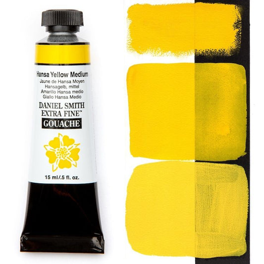 DANIEL SMITH Gouache - 15mL - Hansa Yellow Medium (PY74 2GX70)