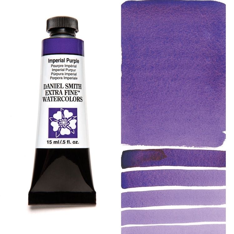 DANIEL SMITH Watercolour - 15mL - Imperial Purple (PV19,PB29)