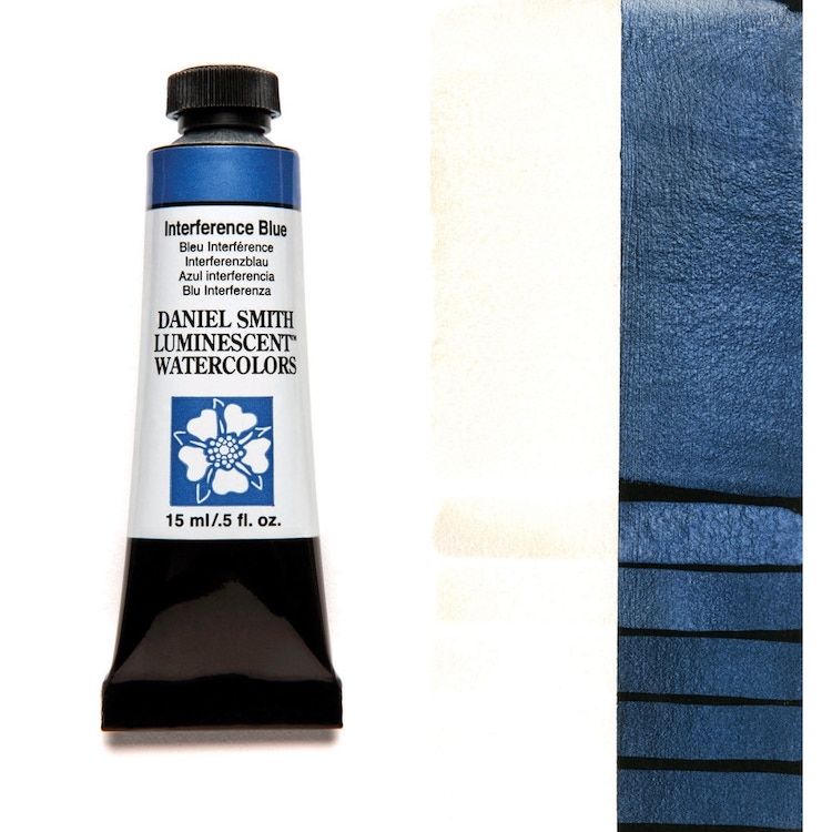 DANIEL SMITH Watercolour - 15mL - Interference Blue (PW20,PW6)