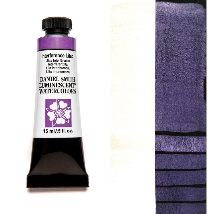 DANIEL SMITH Watercolour - 15mL - Interference Lilac (PW20,PW6)