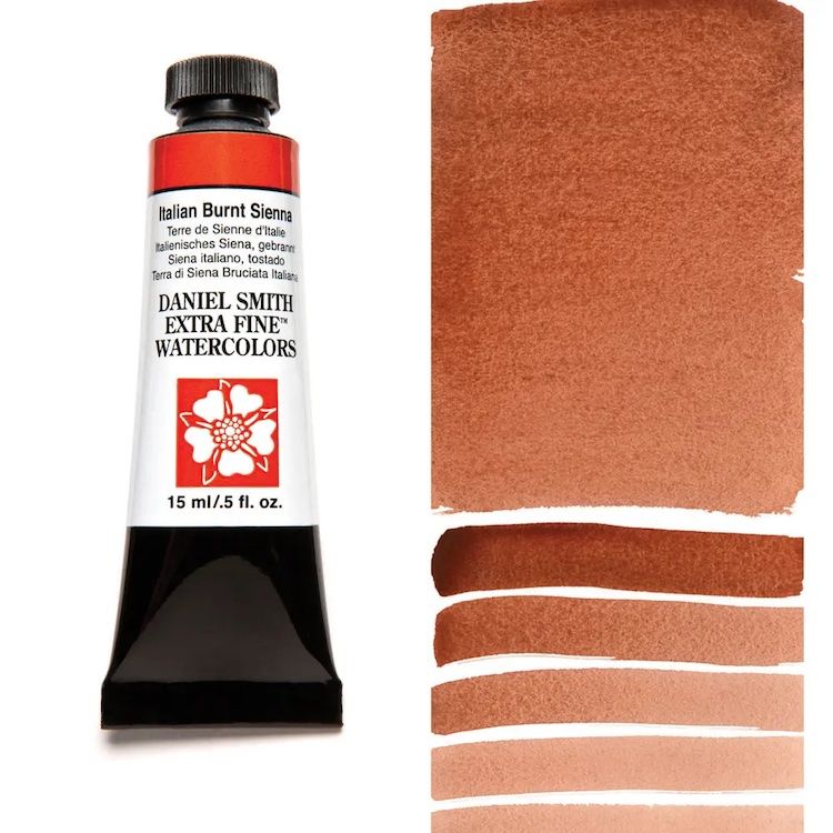 DANIEL SMITH Watercolour - 15mL - Italian Burnt Sienna (PBr7)