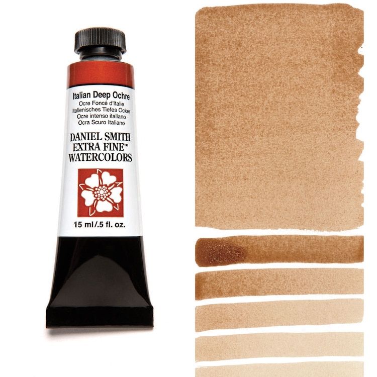 DANIEL SMITH Watercolour - 15mL - Italian Deep Ochre (PY43)