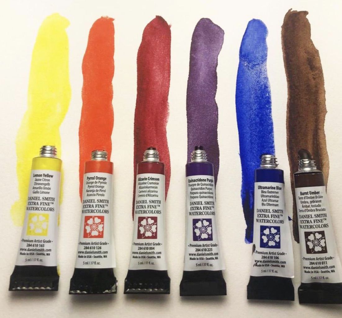 DANIEL SMITH Jansen Chow's Master Artist Set I (Simple Palette) - 5mL x 6 Colours