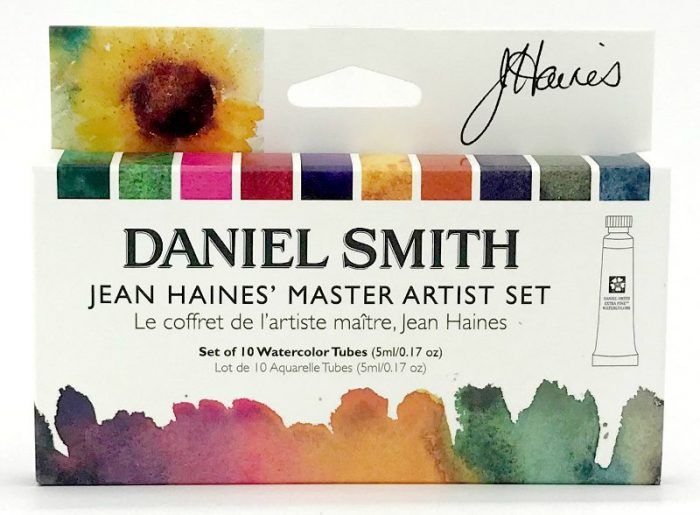 DANIEL SMITH Jean Haines' Master Artist Watercolour Set - 5mL x 10 Colours