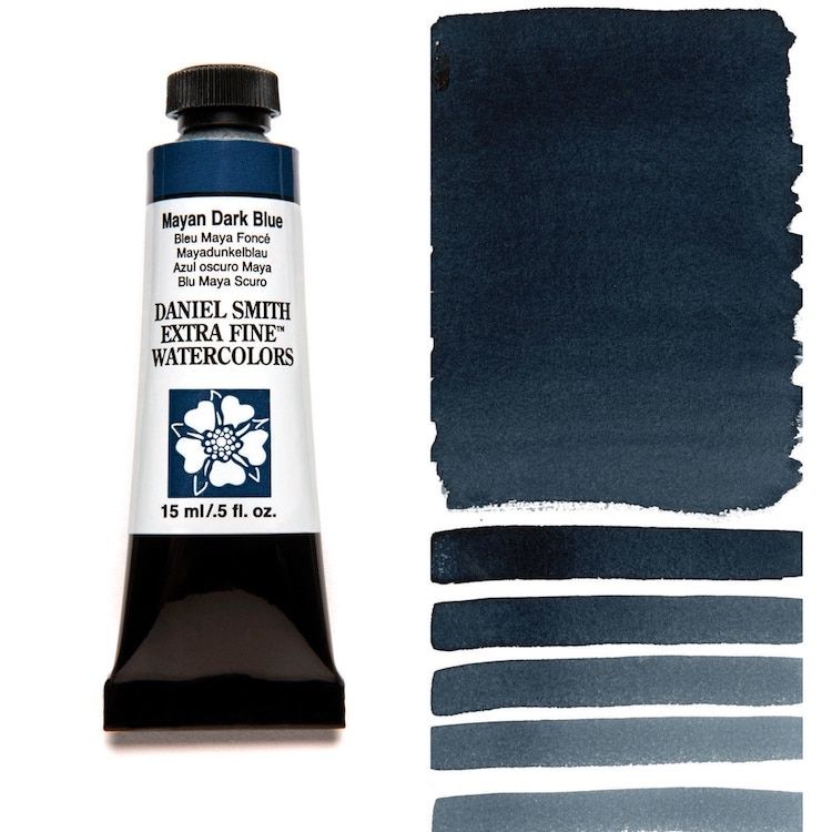 DANIEL SMITH Watercolour - 15mL - Mayan Dark Blue (PB83)