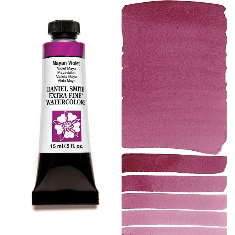 DANIEL SMITH Watercolour - 15mL - Mayan Violet (PV58)