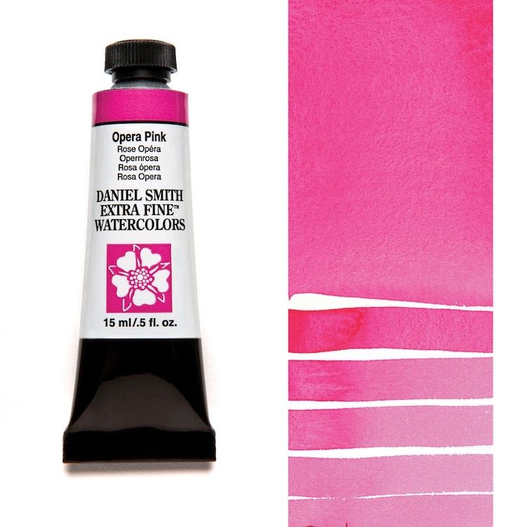 DANIEL SMITH Watercolour - 15mL - Opera Pink (PR122)