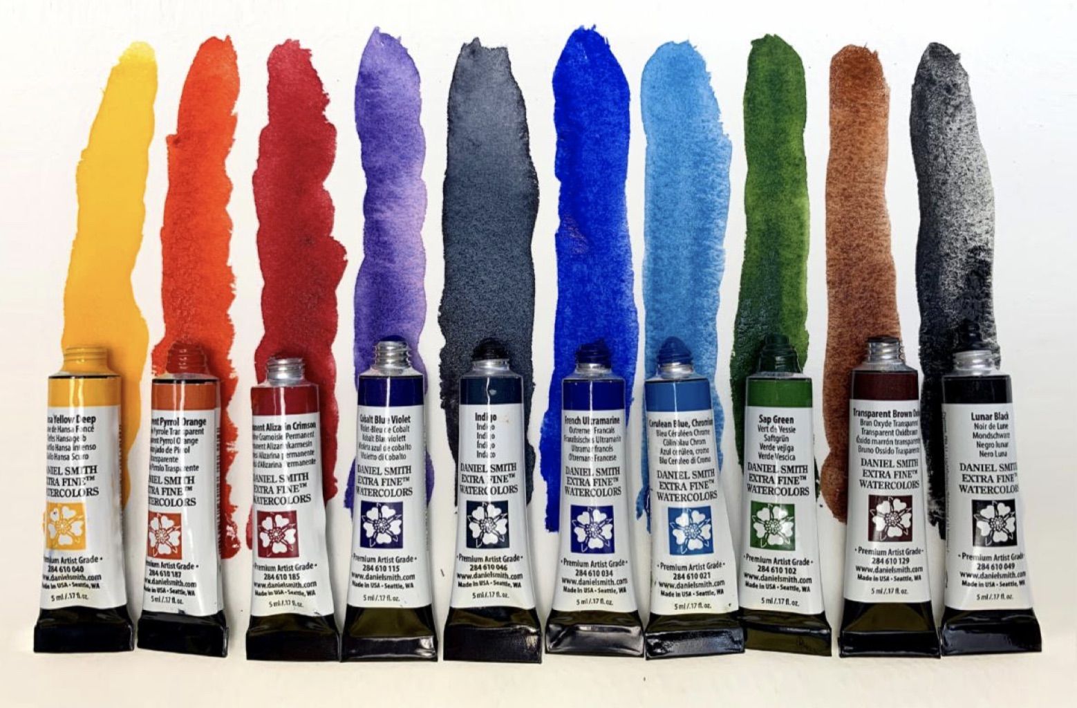 DANIEL SMITH Paul Wang's Colour Play Lab (Watercolour) Set - 5mL x 10 Colours