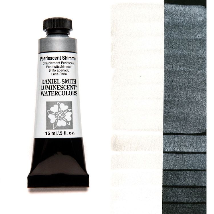 DANIEL SMITH Watercolour - 15mL - Pearlescent Shimmer (PW20,PW6)