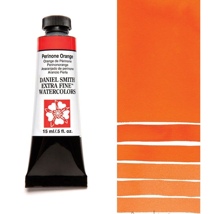 DANIEL SMITH Watercolour - 15mL - Perinone Orange (PO43)