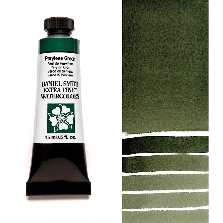 DANIEL SMITH Watercolour - 15mL - Perylene Green (PBk31)