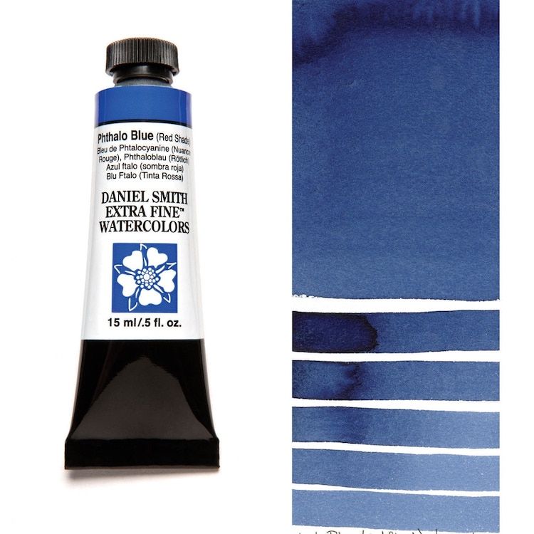 DANIEL SMITH Watercolour - 15mL - Phthalo Blue (Red Shade)(PB15:6)