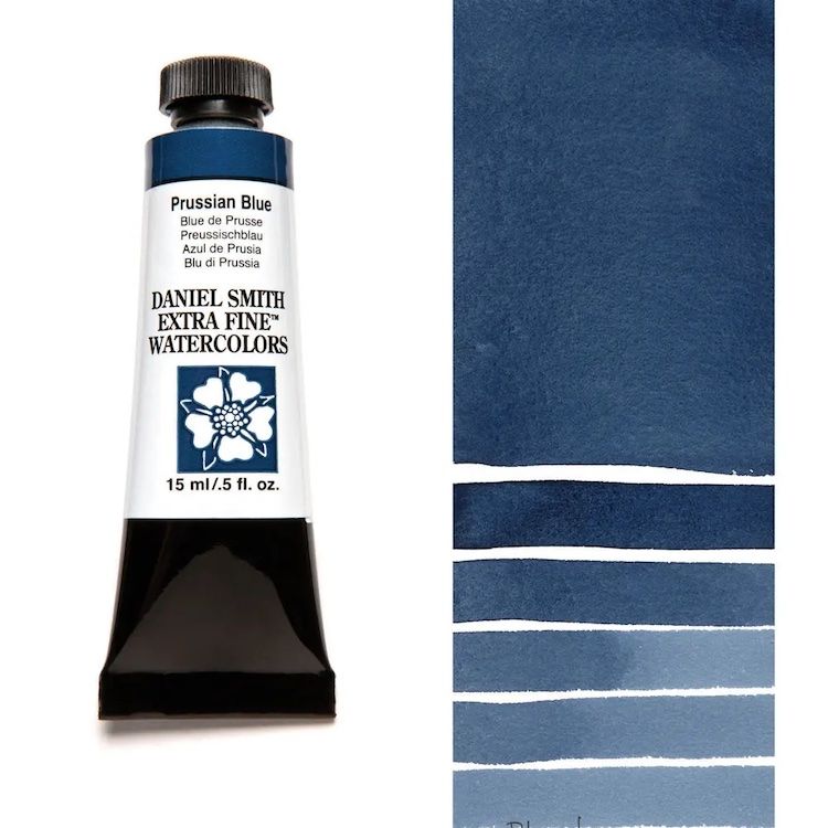 DANIEL SMITH Watercolour - 15mL - Prussian Blue (PB27)