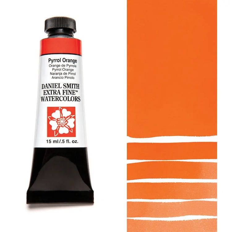 DANIEL SMITH Watercolour - 15mL - Pyrrol Orange (PO73)