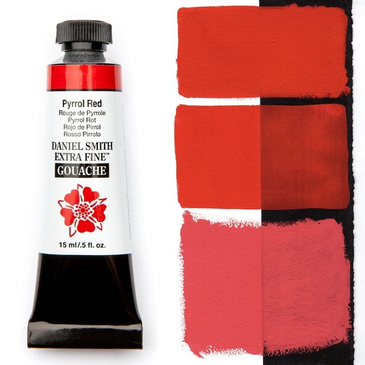 DANIEL SMITH Gouache - 15mL - Pyrrol Red (PR254)