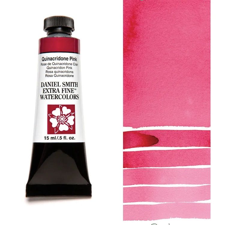 DANIEL SMITH Watercolour - 15mL - Quinacridone Pink
