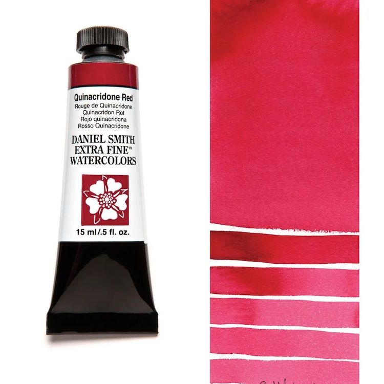 DANIEL SMITH Watercolour - 15mL - Quinacridone Red (PV19)