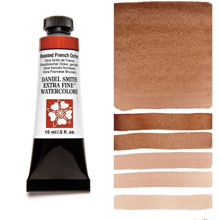 DANIEL SMITH Watercolour - 15mL - Roasted French Ochre (PR102)