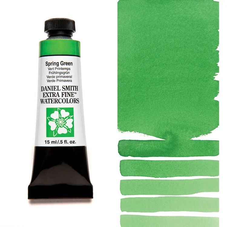 DANIEL SMITH Watercolour - 15mL - Spring Green (PY53,PG36,PY151)